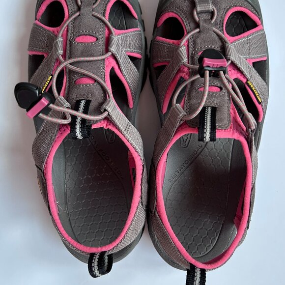 KEEN Venice H2 Sandal Women's Size 8.5 in Grey & Pink - Picture 3 of 7